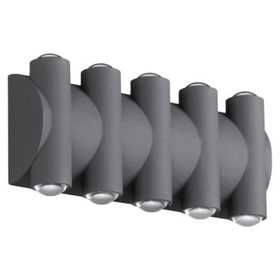 Ландшафтный настенный светильник IP54 LED 4000K 10W 85-265V CALLE 358569 STREET NT21 000 темно-серый   NOVOTECH CALLE 358569