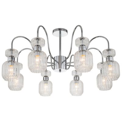 Потолочная люстра Escada Gloss 1141/8PL Chrome/Clear