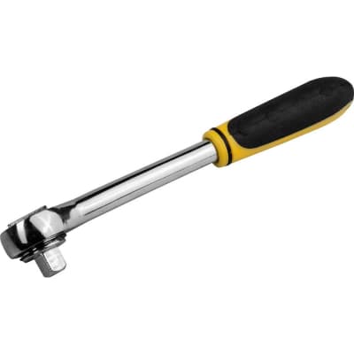 Трещотка для торцовых головок STAYER 1/2", 45 зубцов, Cr-V сталь 27785-1/2