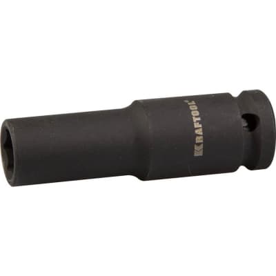 Торцовая головка ударная удлиненная KRAFTOOL 1/2", 13 мм, Cr-Mo сталь, фосфатированная 27942-13_z01
