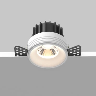 Точечный светильник Maytoni Round DL058-12W3K-TRS-W