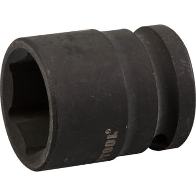 Торцовая головка ударная KRAFTOOL 1/2", 22 мм, Cr-Mo сталь, фосфатированная 27940-22_z01
