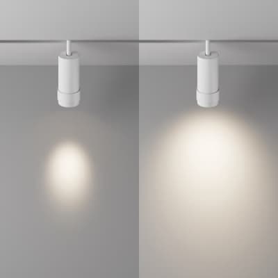 Трековый светильник Maytoni Focus Zoom TR212-1-12WTW-DS-Z-W