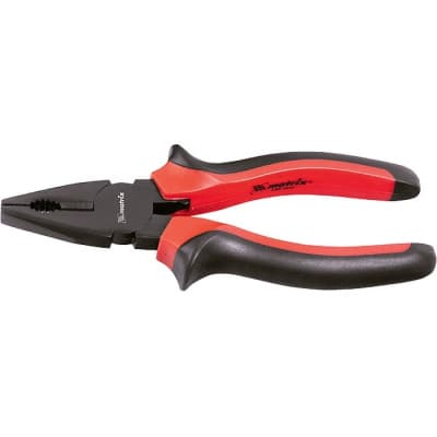 Плоскогубцы комбинированные Black Nickel, 180 мм, двухкомпонентные рукоятки Matrix 16980