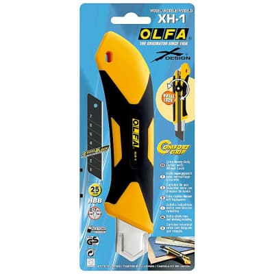Нож с сегментированным лезвием для тяжелых работ OLFA 25 мм OL-XH-1