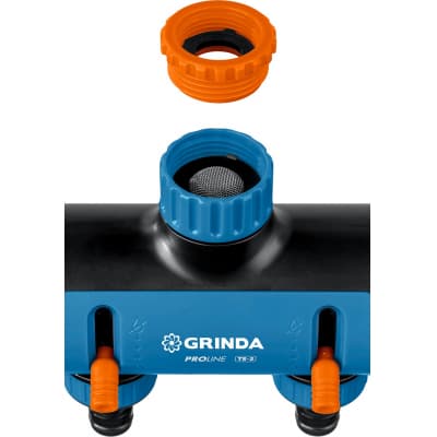 GRINDA PROLine TS-2, 3/4″-1″, распределитель двухканальный, поливочный, с внутренней резьбой 8-426312_z02