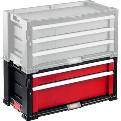 Ящик с 2 выдвижными полками DRAWER-2 Keter 22", пластиковый 38382-2