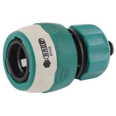 Соединитель шланг-насадка Raco O 1/2", 2-компонентный, автостоп, Comfort Plus 4248-55233C