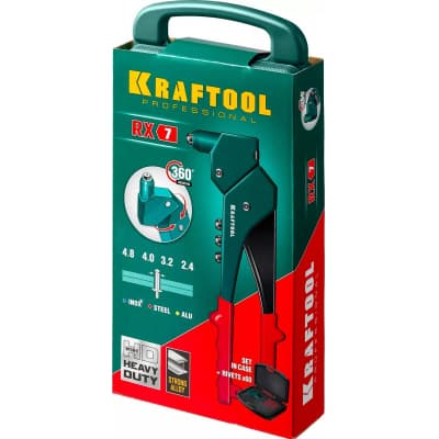 KRAFTOOL RX-7 поворотный заклепочник 360° в кейсе 31176-H6_z01