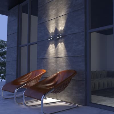 Ландшафтный настенный светильник IP54 LED 4000K 16W 85-265V CALLE 358572 STREET NT21 000 темно-серый   NOVOTECH CALLE 358572