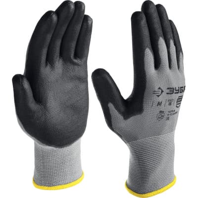 ЗУБР ТОЧНАЯ РАБОТА, размер M, перчатки с полиуретановым покрытием, удобны для точных работ 11275-M_z01
