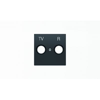 Накладка для TV-R розетки ABB SKY Чёрный бархат 2CLA855000A1501