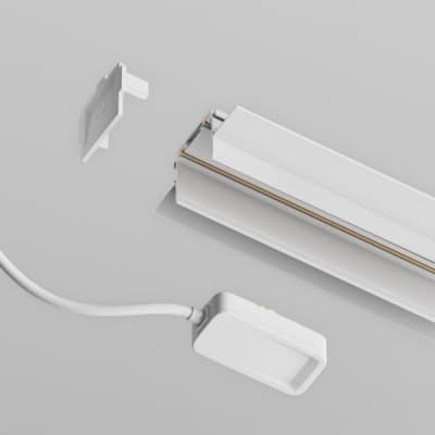 Питание боковое Maytoni Magnetic track system Radity TRA084B-12W-200