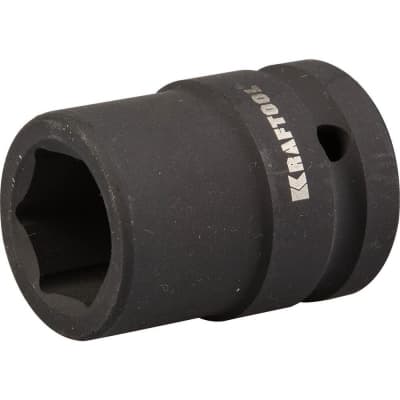 Торцовая головка ударная KRAFTOOL 3/4", 22 мм, Cr-Mo сталь, фосфатированная 27945-22_z01
