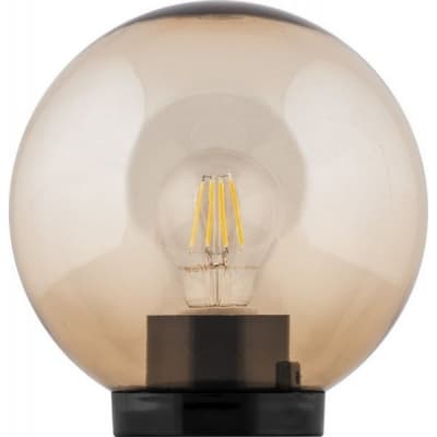 Светильник садово-парковый, серии «Оптима» FERON НТУ 01-60-253 1*60W, E27, 230V, IP44, цвет золотой, шар, на столб 11565