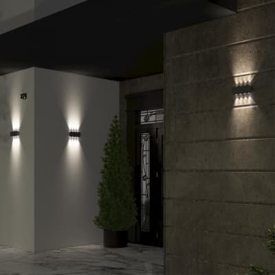 Ландшафтный настенный светильник IP54 LED 4000K 8W 85-265V CALLE 358561 STREET NT21 000 темно-серый   NOVOTECH CALLE 358561