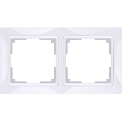 Рамка на 2 поста Werkel Snabb basic WL03-Frame-02 белый W0022001