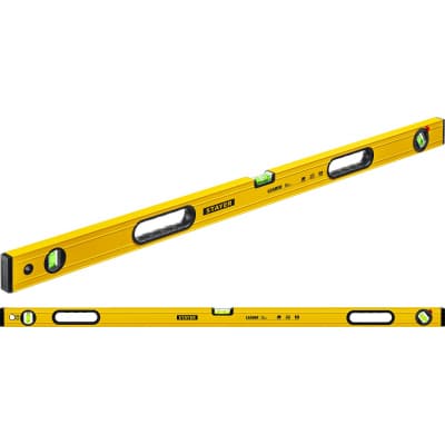 STAYER LEADER 1200 мм уровень строительный фрезерованный 3466-120_z01
