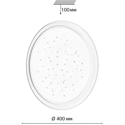 Настенно-потолочный светильник Sonex Jolly 7774/DLN
