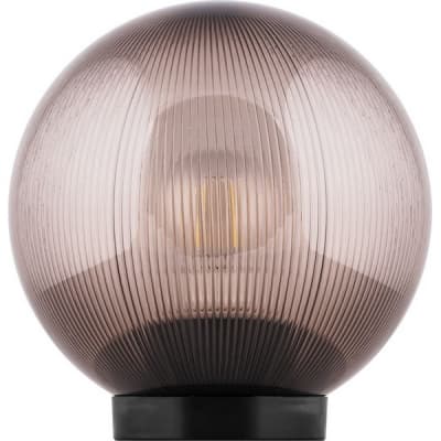 Светильник садово-парковый, серии «Оптима» FERON НТУ 02-60-255 1*60W, E27, 230V, IP44, цвет дымчатый, шар, на столб 11568