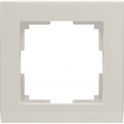 Рамка на 1 пост Werkel Stark WL04-Frame-01-ivory слоновая кость 4690389046506