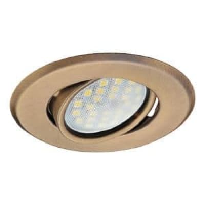 Встраиваемый светильник Ecola MR16 DH09 GU5.3 бронза FB1603EFS