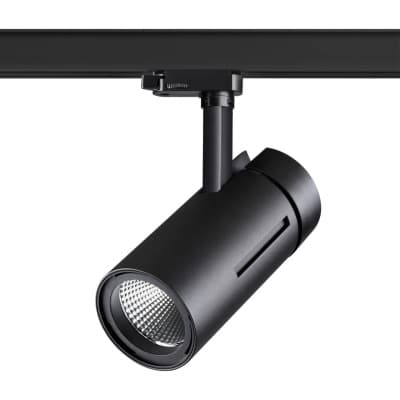 Трехфазный трековый cветильник IP20 LED 4000K 30W 175-245V DEP 358595 PORT NT21 000 черный   NOVOTECH DEP 358595