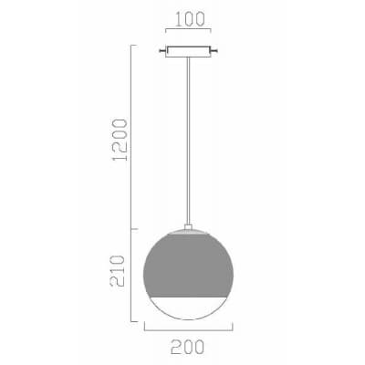Подвесной светильник Terra VL2151P01 Vele Luce