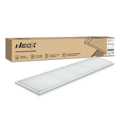 Панель светодиодная универсальная NEOX ДВО-01 4540-ПРИЗМА 45Вт 4000К 1195x180мм 4690612055206