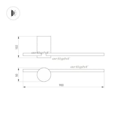 Настенный светильник Arlight VINCI 033550