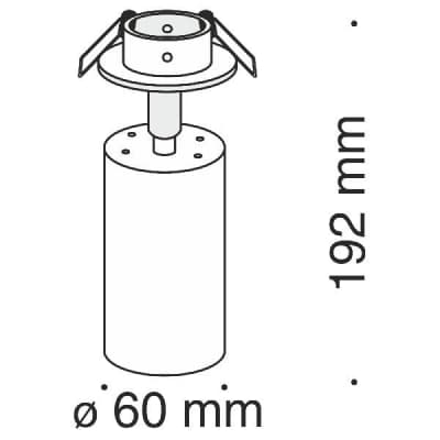 Точечный светильник Focus C018CL-01MG Maytoni