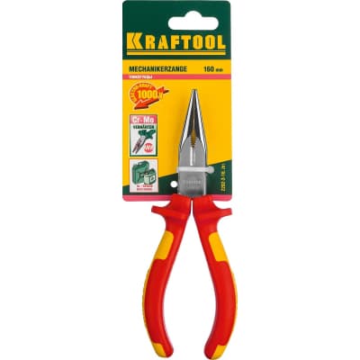 Тонкогубцы KRAFTOOL 160 мм, Cr-Mo, ProFI 2202-3-16_z01