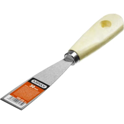 Шпательная лопатка MIRAX 30 мм, деревянная ручка 1000-030_z01