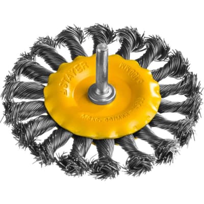Щетка дисковая для дрели STAYER 100 мм 35115-100
