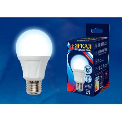 Лампа светодиодная Uniel LED-A60 18W/6500K/E27/FR UL-00005038