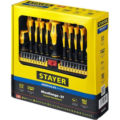 Набор отверток STAYER 37 шт 25312-H37