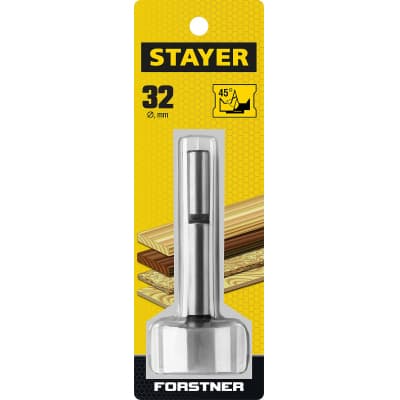 STAYER Forstner 32мм, сверло форстнера по дереву, ДСП 29985-32_z01