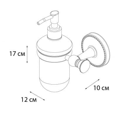 Дозатор для жидкого мыла FIXSEN ADELE (FX-55012)
