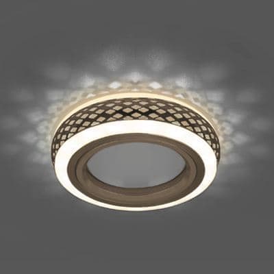 Встраиваемый светильник Gauss Backlight BL082 бронза/белый GU5.3 3W Led 3000K