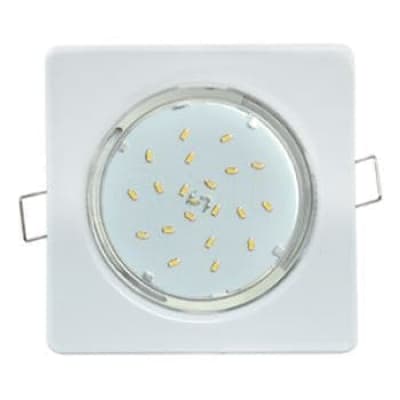 Встраиваемый светильник Ecola GX53 H4 Square Open Edge белый FW53N4ECB