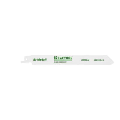 Полотно для электроножовки KRAFTOOL по металлу, Bi-Met, шаг 1.4 мм, 130 мм 159755-13