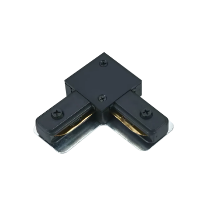 Коннектор L-тип IN HOME LRB-BL для шинопровода RB черный 4690612060620