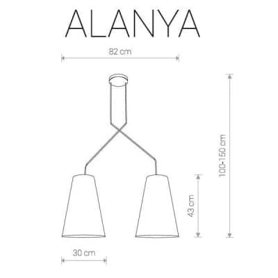 Подвесной светильник Nowodvorski Alanya 9370
