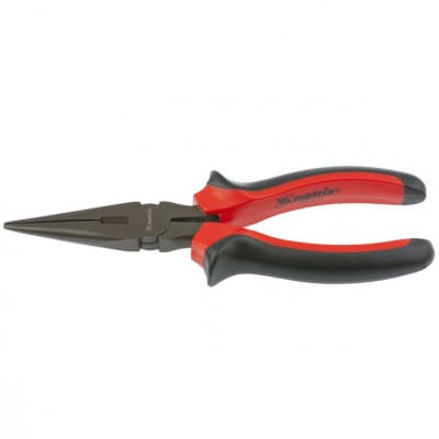 Длинногубцы прямые Black Nickel, 180 мм, двухкомпонентные рукоятки Matrix 17160