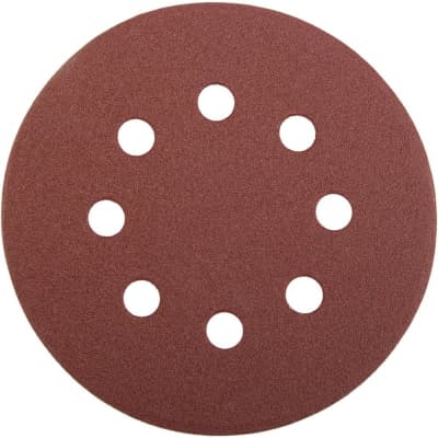 Круг из абразивной бумаги перфорированный STAYER 125 мм/ №80, 5 шт. 3580-125-080