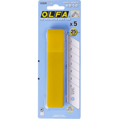 Лезвия сегментированные OLFA 25 мм, 5 шт. OL-HB-5B