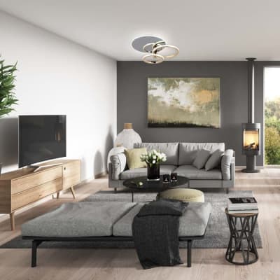 Потолочный светильник Escada CONTOUR 10213/2LED BL Chrome