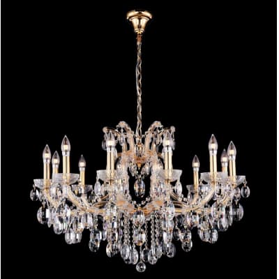 Хрустальная люстра Crystal Lux HOLLYWOOD SP12 GOLD