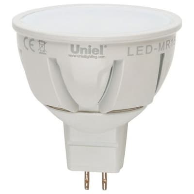 Лампа светодиодная Uniel Palazzo LED JCDR 7W WW GU5.3 FR 07914