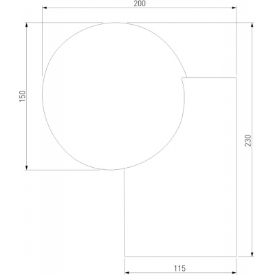 Настенный светильник уличный Elektrostandard Gravity 35166/U черный